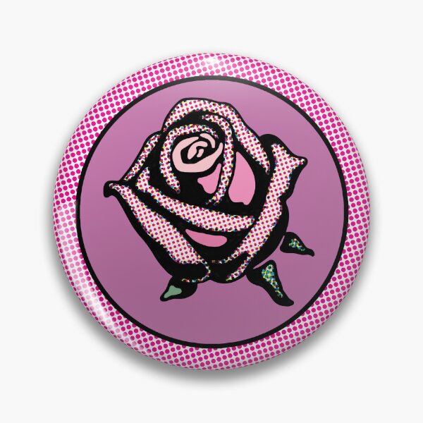 Item preview, Pop and Op Art of Pink Rose designed and sold by cremedecolor.