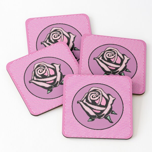 Item preview, Pop and Op Art of Pink Rose designed and sold by cremedecolor.