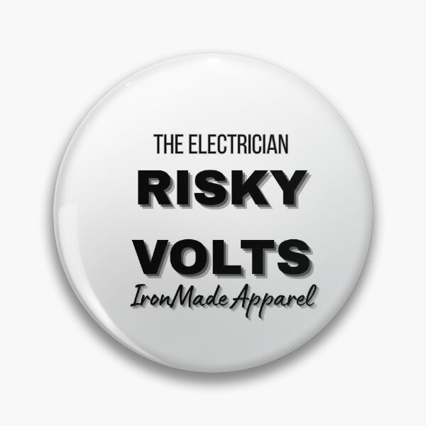 Item preview, Risky Volts Electrician Shirt – Bold Electrical Humor Tee for Linemen, Technicians & Power Pros designed and sold by IronMade Apparel.
