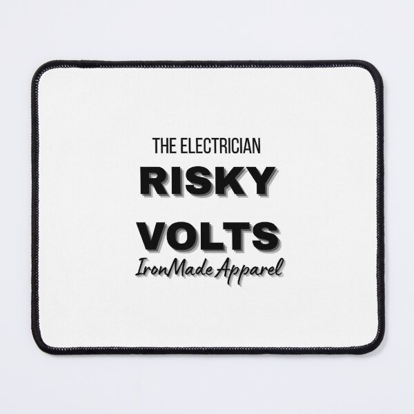 Item preview, Risky Volts Electrician Shirt – Bold Electrical Humor Tee for Linemen, Technicians & Power Pros designed and sold by IronMade Apparel.