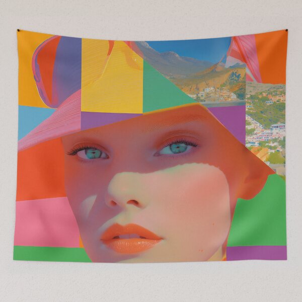 Item preview, Colorful Portrait Montage Art designed and sold by Mindrender.