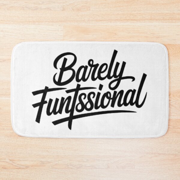 Item preview, Barely Functional Script Typography Minimal Streetwear Design designed and sold by NewUSShop.