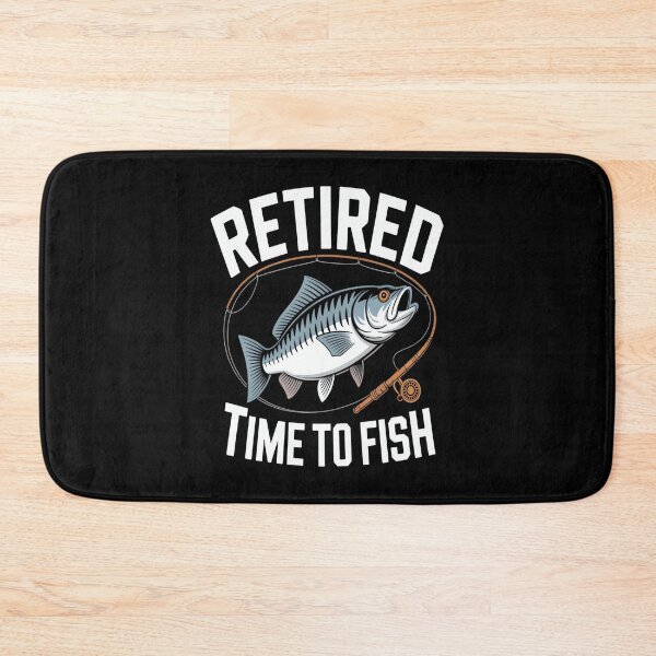 Item preview, Retired Time To Fish Funny Bass Fishing Retro designed and sold by SylviaYLaughlin.