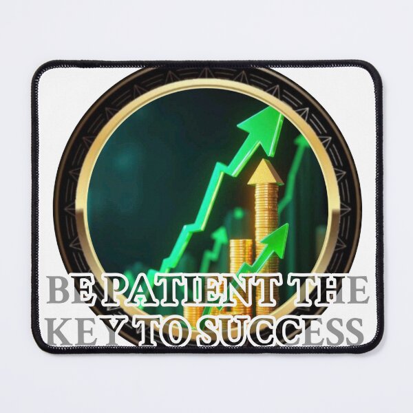 Item preview, Be Patient: The Key To Success Motivational Quote designed and sold by DriftScents.