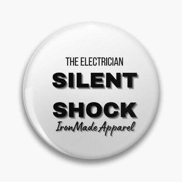 Item preview, Silent Shock Electrician Shirt – Funny Electrical Humor Tee for Linemen, Sparky Pride Workwear Gift designed and sold by IronMade Apparel.