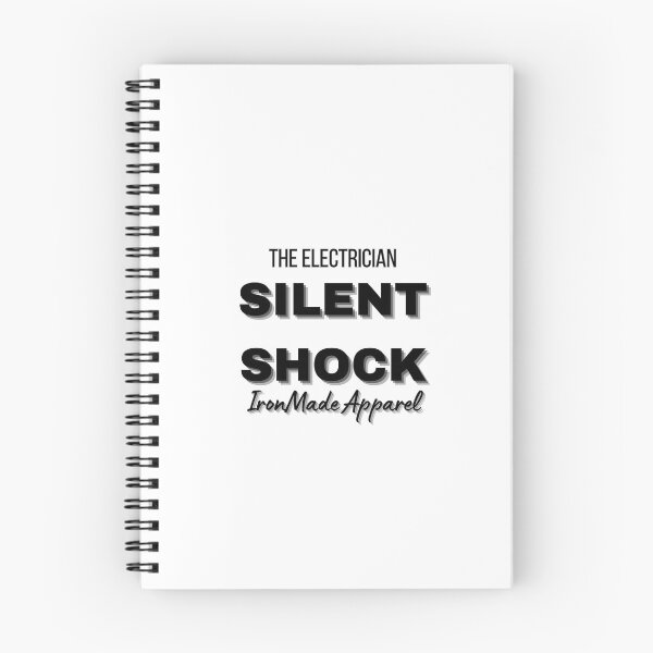 Item preview, Silent Shock Electrician Shirt – Funny Electrical Humor Tee for Linemen, Sparky Pride Workwear Gift designed and sold by IronMade Apparel.