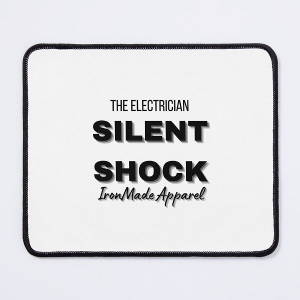 Item preview, Silent Shock Electrician Shirt – Funny Electrical Humor Tee for Linemen, Sparky Pride Workwear Gift designed and sold by IronMade Apparel.