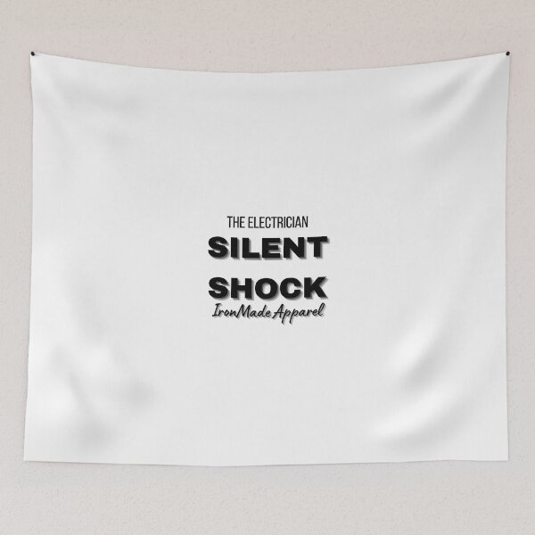 Item preview, Silent Shock Electrician Shirt – Funny Electrical Humor Tee for Linemen, Sparky Pride Workwear Gift designed and sold by IronMade Apparel.