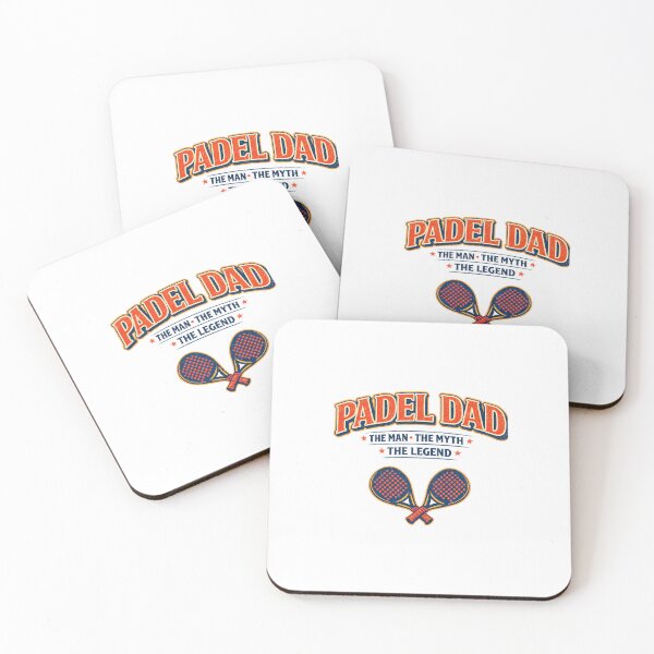 Item preview, Padel Dad The Man,Myth and Legend - Funny Gift for Fathers designed and sold by SylviaYLaughlin.