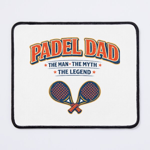 Item preview, Padel Dad The Man,Myth and Legend - Funny Gift for Fathers designed and sold by SylviaYLaughlin.