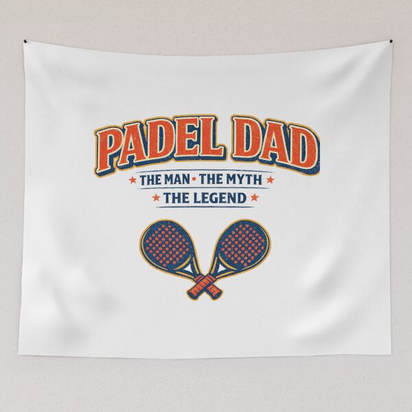Item preview, Padel Dad The Man,Myth and Legend - Funny Gift for Fathers designed and sold by SylviaYLaughlin.