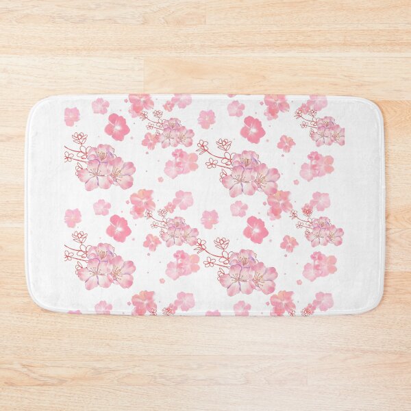 Item preview, Cherry Blossom Floral Element - Transparent Sakura Pattern Art designed and sold by Atlasoloji.
