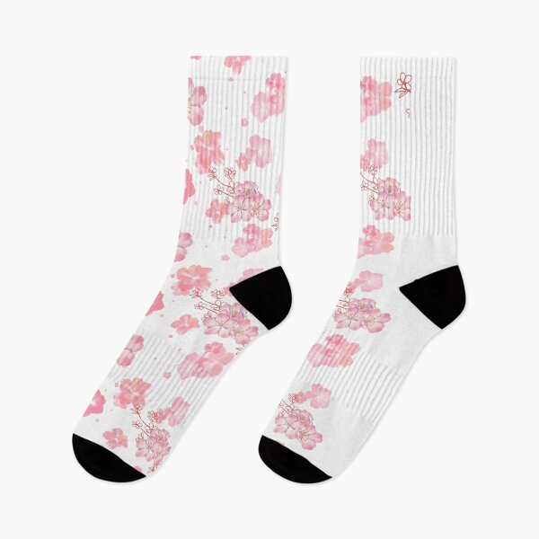 Item preview, Cherry Blossom Floral Element - Transparent Sakura Pattern Art designed and sold by Atlasoloji.