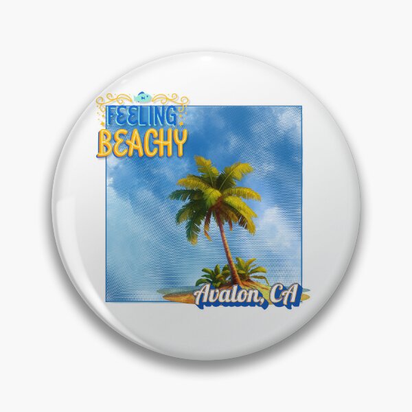 Item preview, Feeling Beachy – Avalon CA Palm Tree Shirt | Catalina Island Coastal Vibes designed and sold by DonnaRaine.