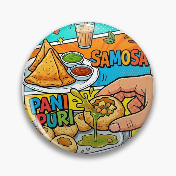 Artikelvorschau, Desi Food Pop Art entworfen und verkauft von WhooleSome.