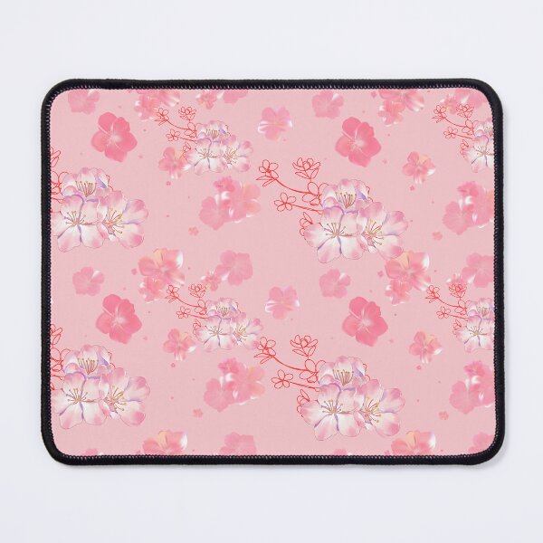 Item preview, Japanese Cherry Blossom Pattern - Kyoto Sakura Floral Art Print designed and sold by Atlasoloji.
