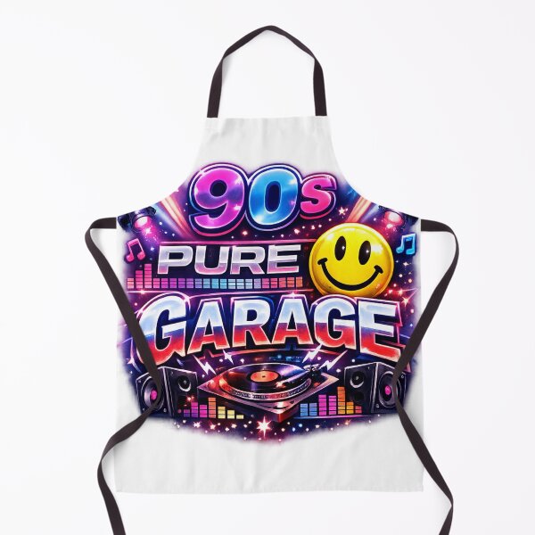 Item preview, 90s Pure Garage Smiley Face – Retro Rave Music Neon Design designed and sold by GarnerSupplyCo.
