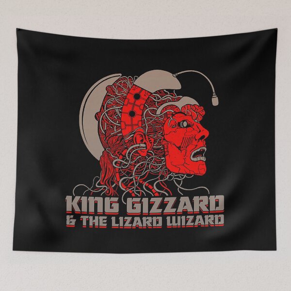 Item preview, king gizzard poster face typee designed and sold by alistyacanry.