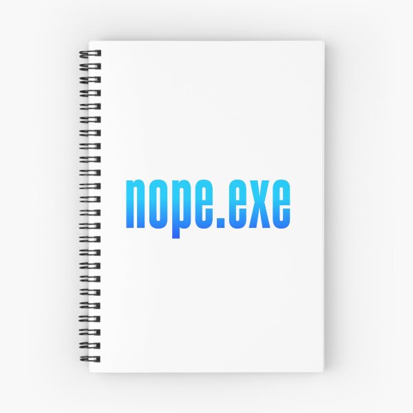 Item preview, Nope.exe, Blue designed and sold by Memes N Lore .
