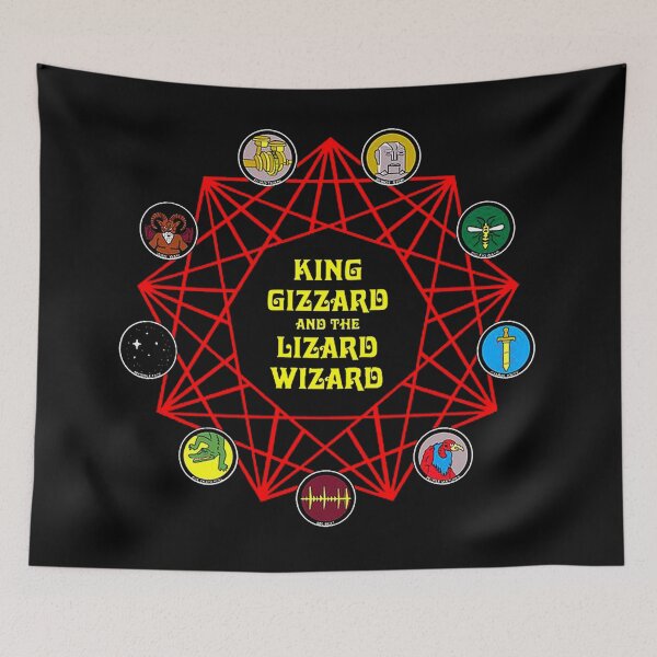 Item preview, king lizard and the circle designed and sold by alistyacanry.
