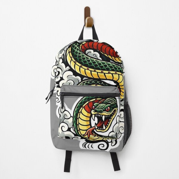 Item preview, Japanese Snake Cloud Tattoo – Irezumi Serpent Mystic Design designed and sold by GRYFFWEAR.
