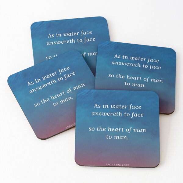 Item preview, Proverbs 27:19 designed and sold by Undonemadenew.