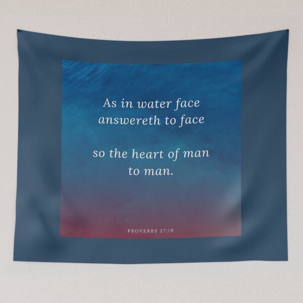 Item preview, Proverbs 27:19 designed and sold by Undonemadenew.