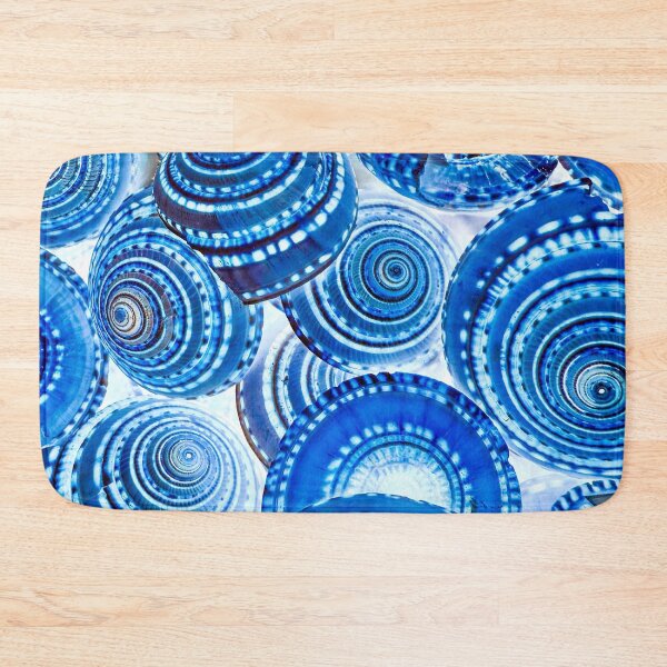 Item preview, Retro Blue Shell Pattern designed and sold by aadventures.