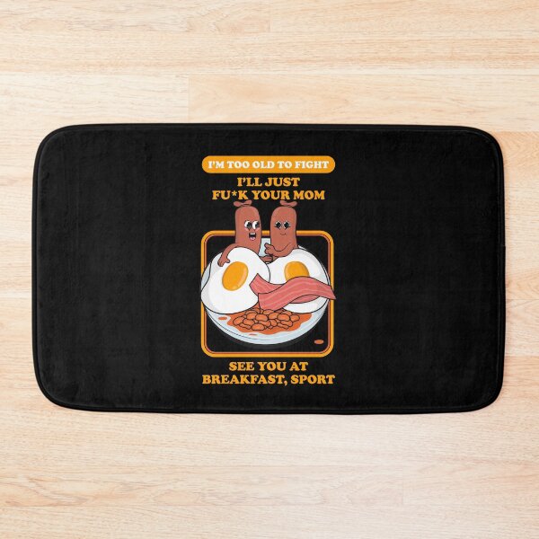 Item preview, Offensive rude breakfast joke – “see you at breakfast, sport” dark humor design (U.S. Spelling on dark colors) designed and sold by messy-nessie.