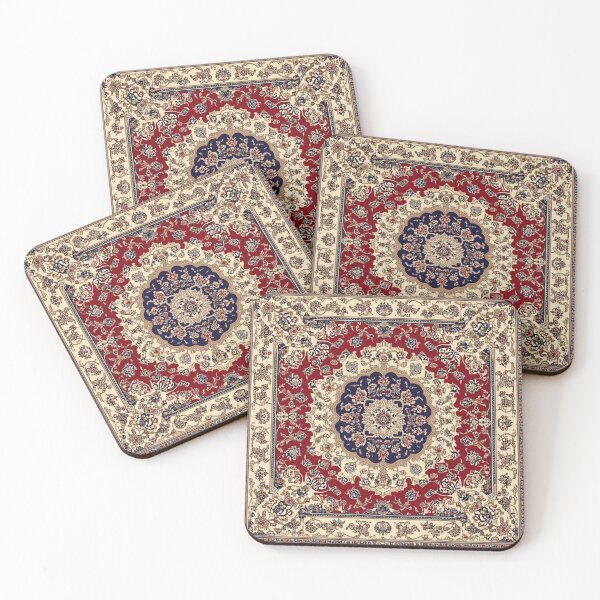 Item preview, Turkish Hereke Carpet Pattern - Ornate Ottoman Medallion designed and sold by Myra365Art.