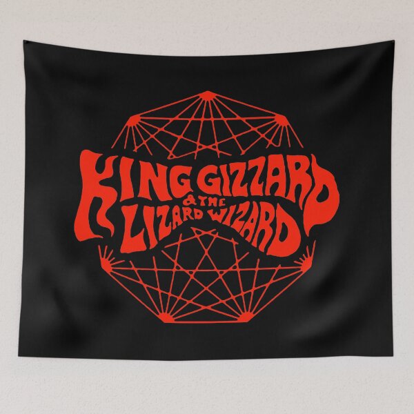 Item preview, red circle king gizzard and the type designed and sold by alistyacanry.