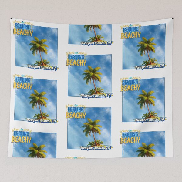 Item preview, Feeling Beachy – Newport Beach CA Palm Tree Shirt | California Coastal Summer Vibes designed and sold by DonnaRaine.