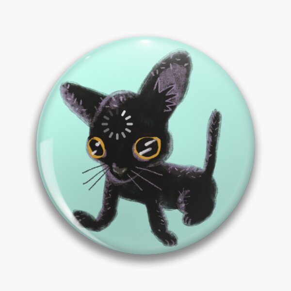 Item preview, Buffering Cat designed and sold by Blank Pepper Art.