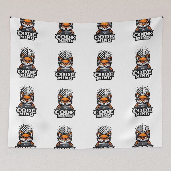 Item preview, Code Mind Medical Coder Fox Coding Specialist Healthcare Coding Geek Gift designed and sold by ClinicalHubs.