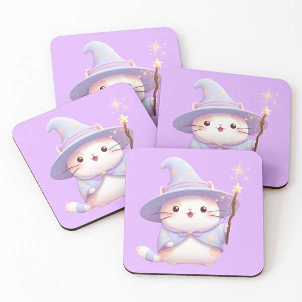 Item preview, Wizard Cat designed and sold by bubblyrainbow.