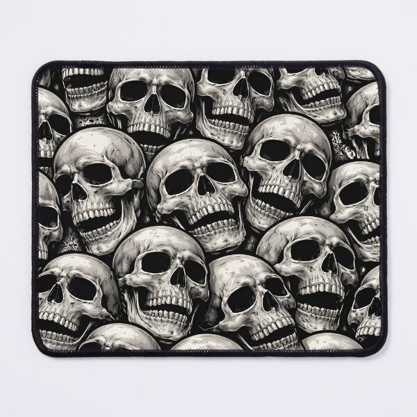 Item preview, wall of skulls horror designed and sold by Blck-Acid-Devil.