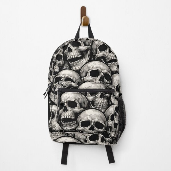 Item preview, wall of skulls horror designed and sold by Blck-Acid-Devil.