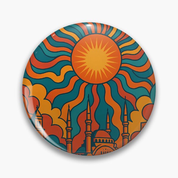 Item preview, Trippy Psychedelic Poster of Beirut | Neon Mediterranean Coast & Skyline | Vibrant Abstract Lebanese City Art designed and sold by PaintedPixels01.