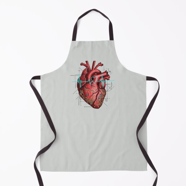 Item preview, Cyberpunk Anatomical Circuit Heart EKG Tech designed and sold by SholoStudio.