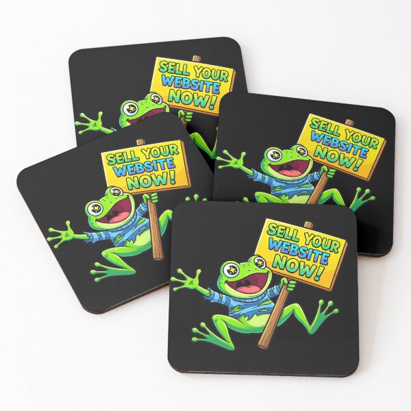 Item preview, Sell Your Website Frog T-Shirt – Funny Business Meme Frog, Entrepreneur Humor Tee, Cute Marketing Frog Shirt designed and sold by ZyxDes.