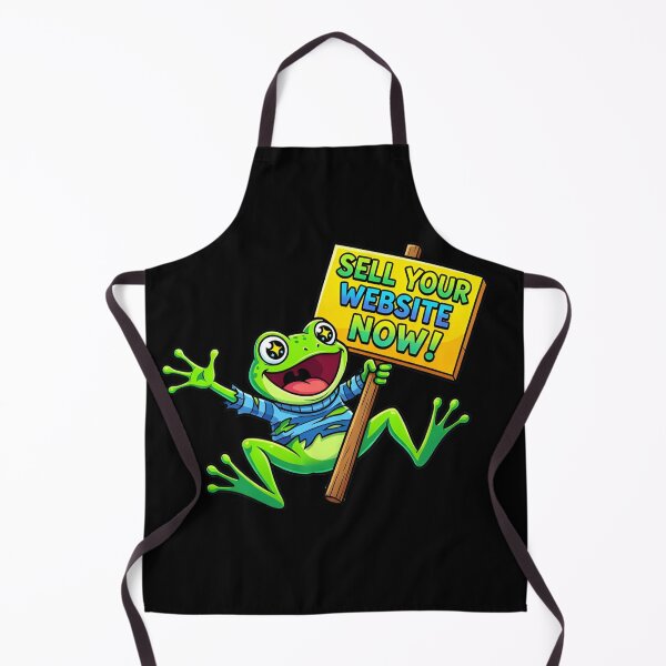 Item preview, Sell Your Website Frog T-Shirt – Funny Business Meme Frog, Entrepreneur Humor Tee, Cute Marketing Frog Shirt designed and sold by ZyxDes.