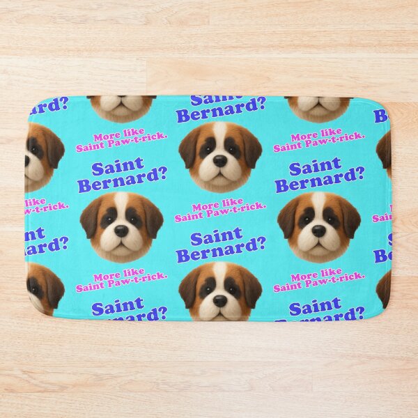 Item preview, Saint Bernard Saint Paw-t-rick Funny Dog designed and sold by Mauswohn.