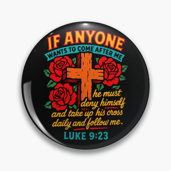 Item preview, Luke 9:23 Take Up The Cross Daily And Follow Jesus designed and sold by plushism.