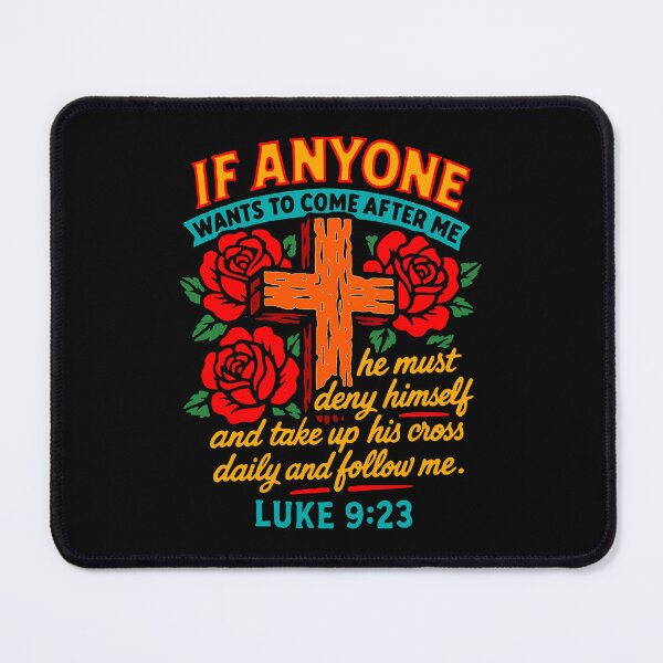 Item preview, Luke 9:23 Take Up The Cross Daily And Follow Jesus designed and sold by plushism.