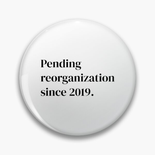 Item preview, Funny Procrastination Shirt | Pending Reorganization Since 2019 | Minimalist Quote Tee designed and sold by StillPendingCo.
