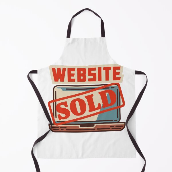 Item preview, Website Sold Vintage Laptop Entrepreneur Success designed and sold by PixelWaveBD.