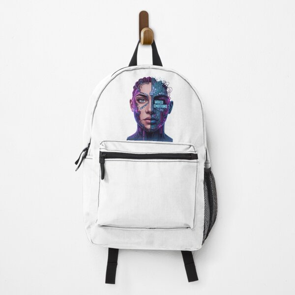 Item preview, Wired Emotions Cybernetic Female Portrait Art designed and sold by ARYAM..