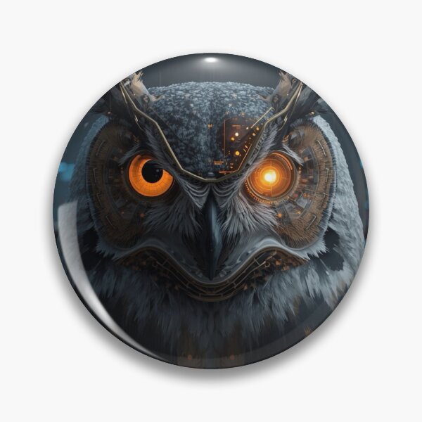 Artikelvorschau, Cyberpunk Owl – Tech Wisdom entworfen und verkauft von THEARTCURATİON .