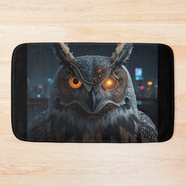 Item preview, Cyberpunk Owl - Tech Wisdom designed and sold by THEARTCURATİON .