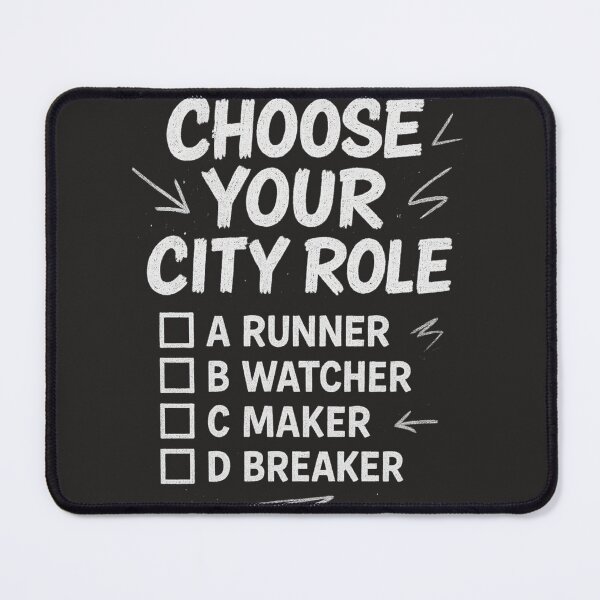 Item preview, CHOOSE YOUR CITY ROLE designed and sold by KingzWorld.